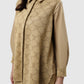 Beverly Monogram Shirt - Brown