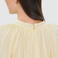 Leena Cotton Ruffle Blouse - Yellow