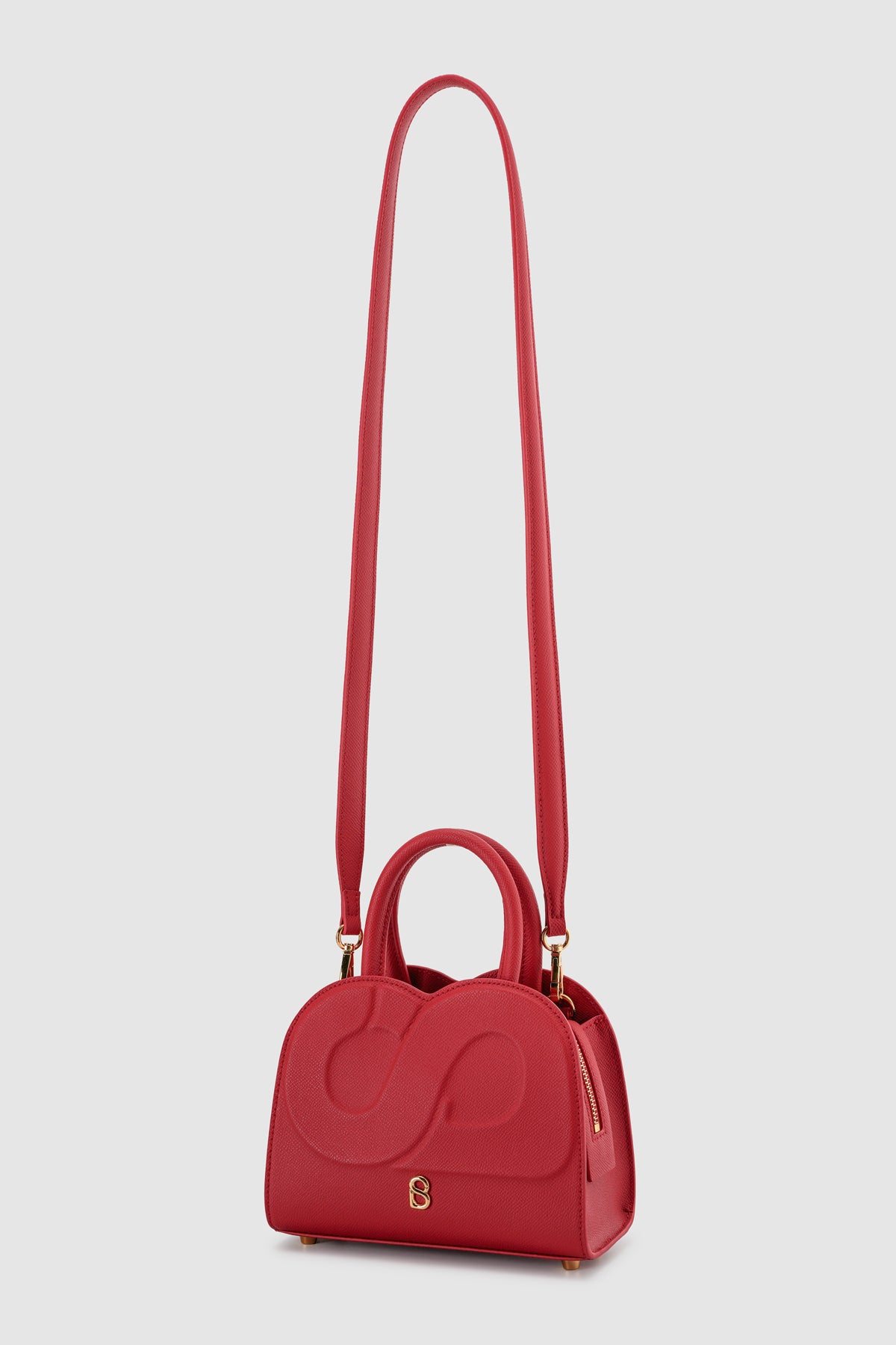 Joy Bag Small - Saffiano Leather - Lacca