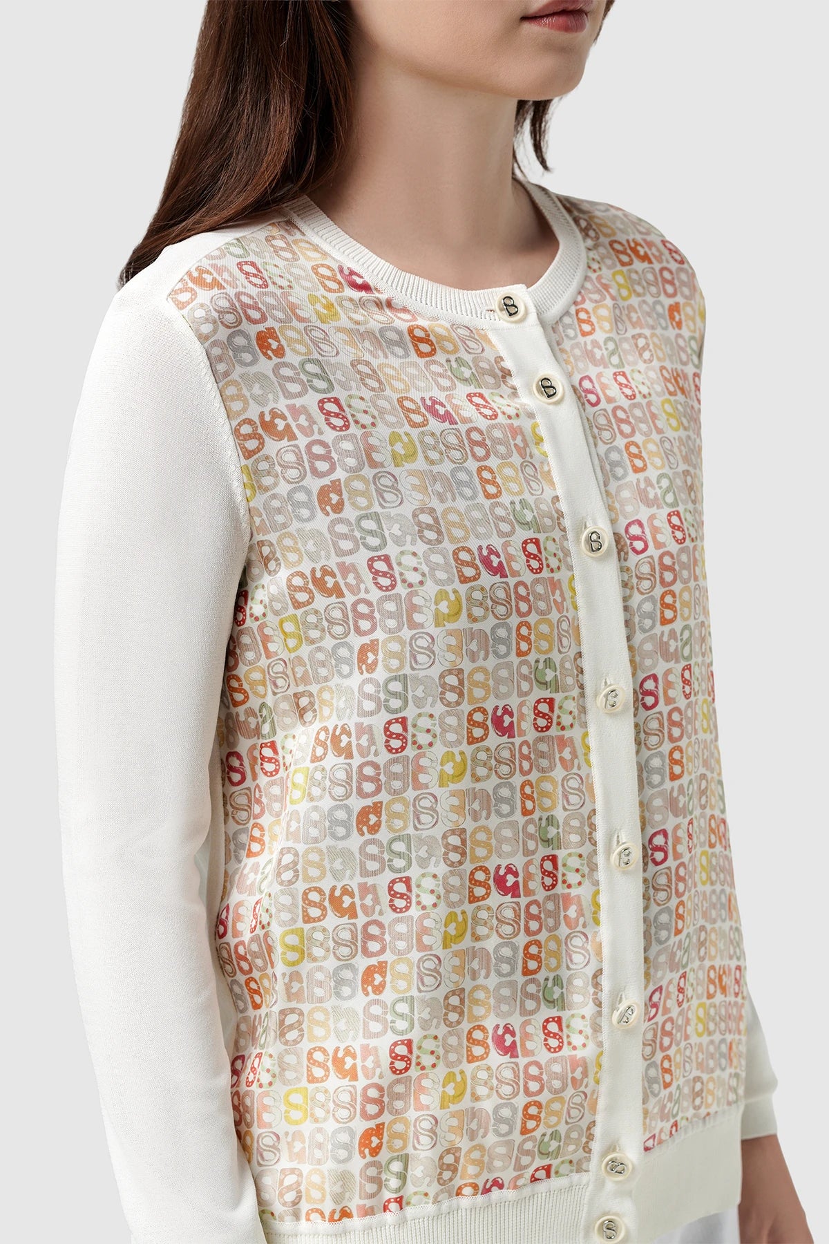 Nagita Cardigan - White