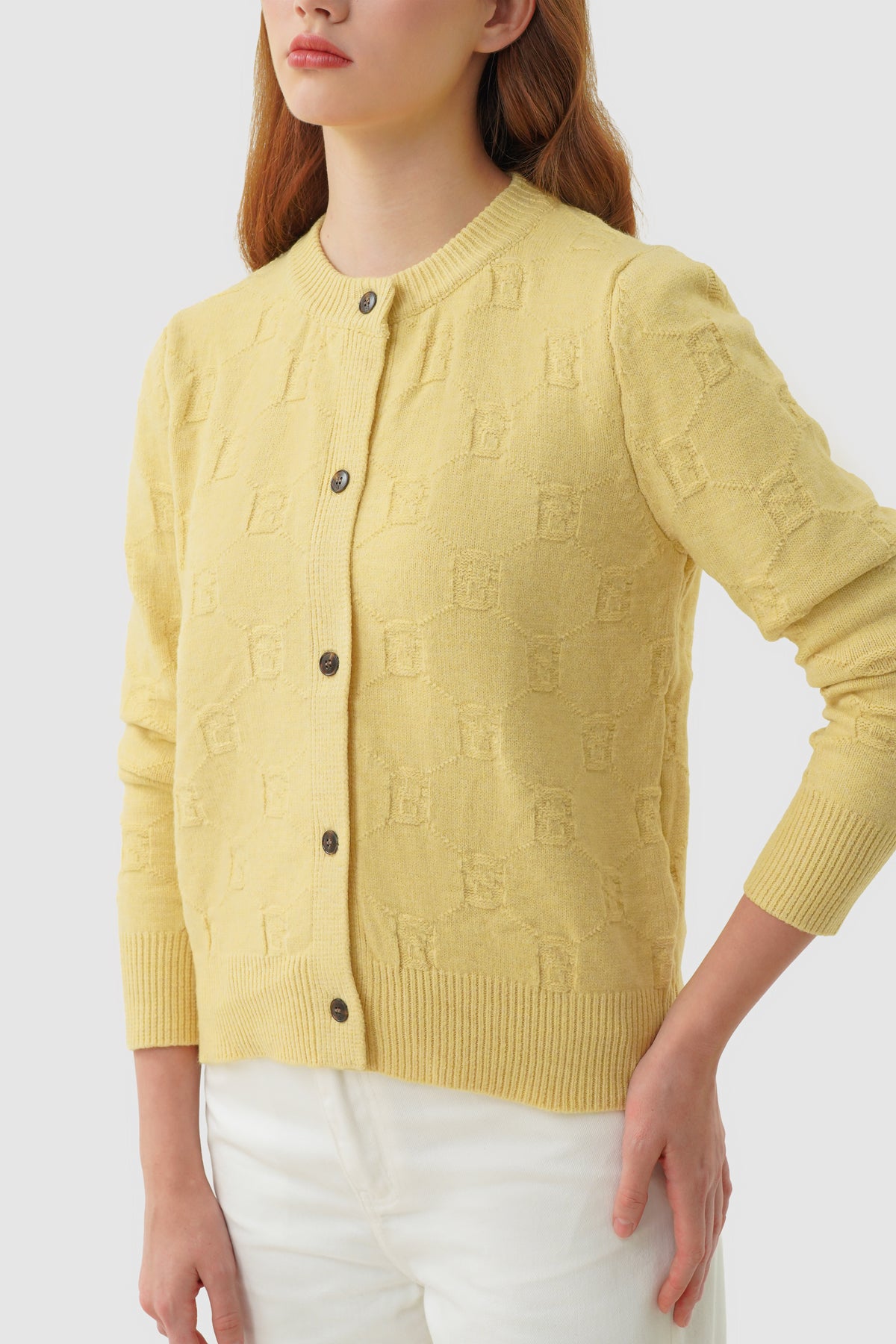 Beverly Knit Cardigan - Yellow