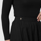 Bianca Cotton Skort - Black