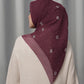 Everyday Glam Scarf - Pomegranate