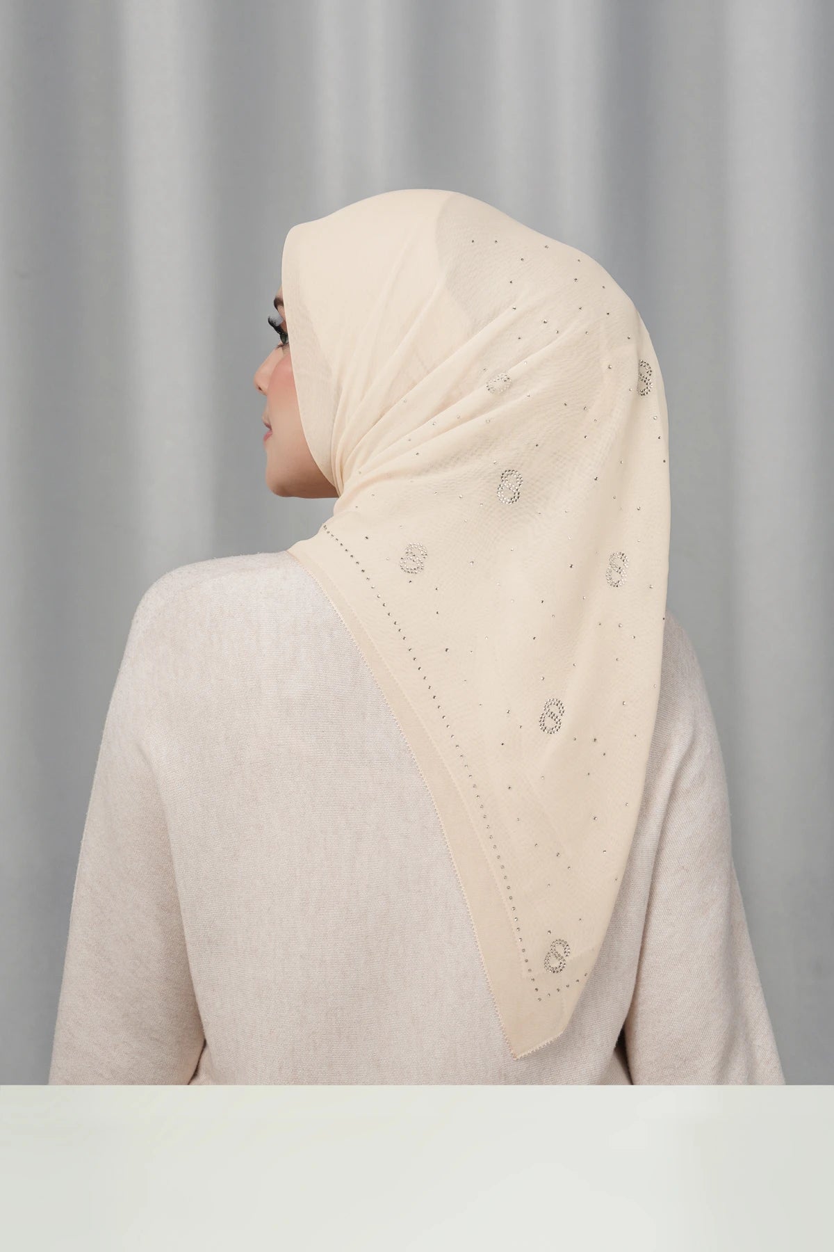 Everyday Glam Scarf - Vanilla