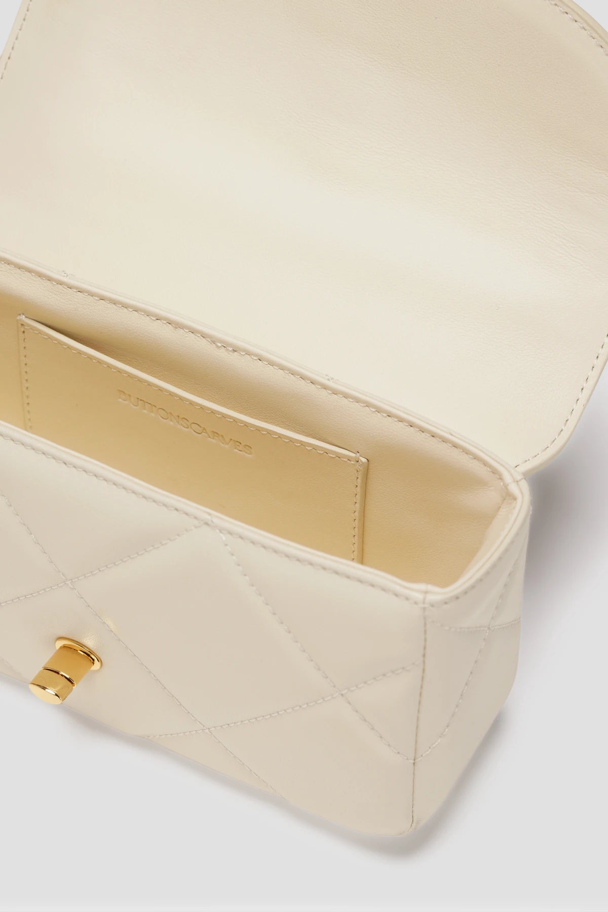 alana small bag in beige by buttonscarves interior