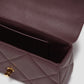 alana small bag in burgundy by buttonscarves interior
