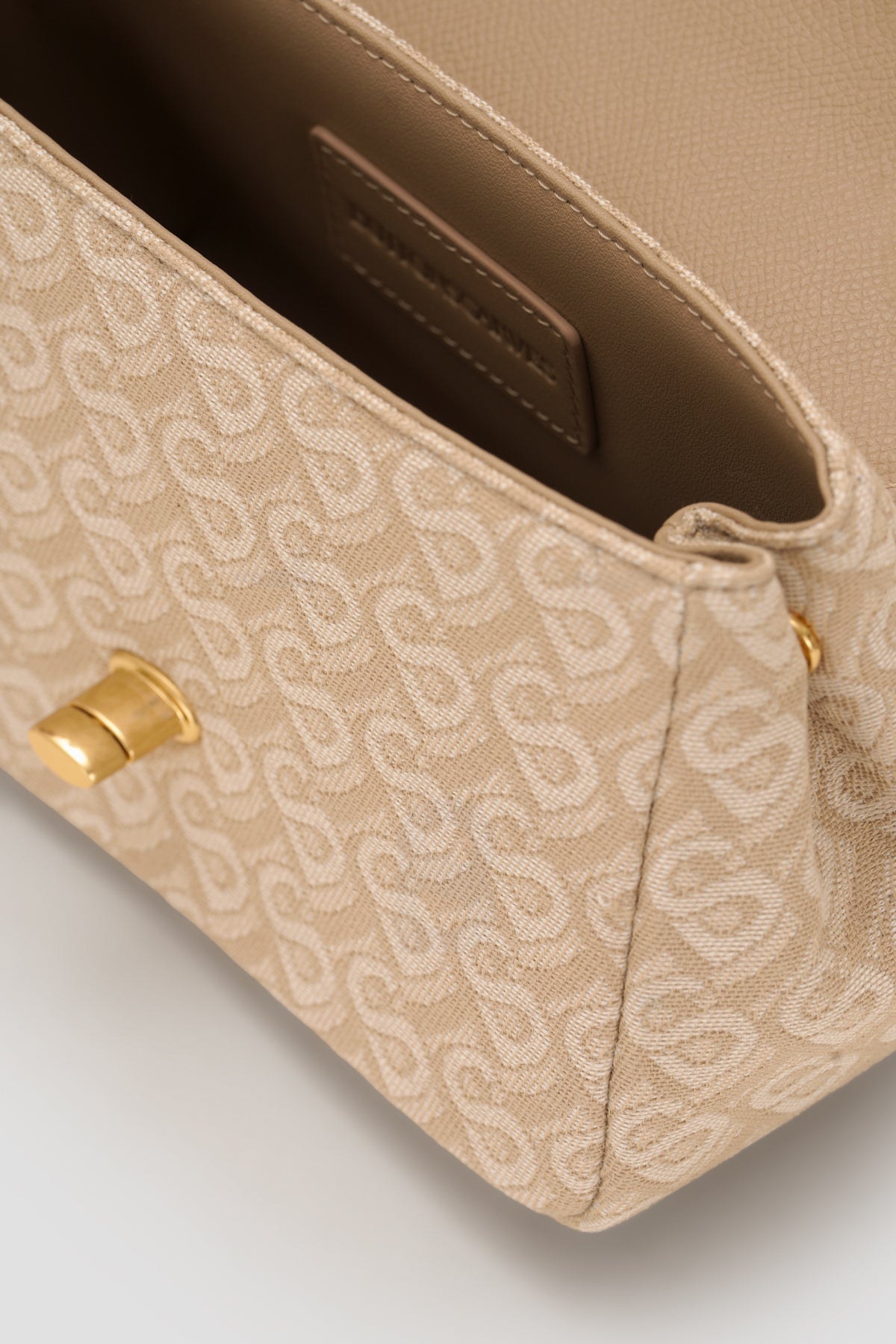 Alma Bimu Jacquard Bag Small - Beige