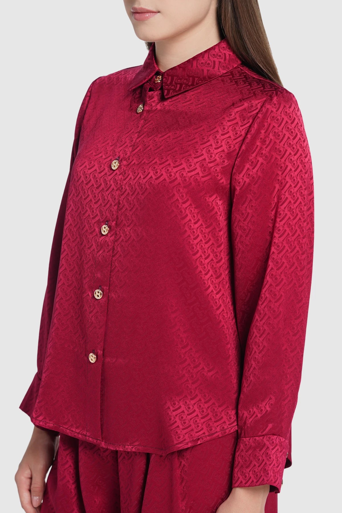 Amy Bimu Basic Shirt - Red