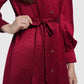 Amy Bimu Ruffle Dress - Red