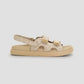 Bimu Double Strap Sandal - Beige