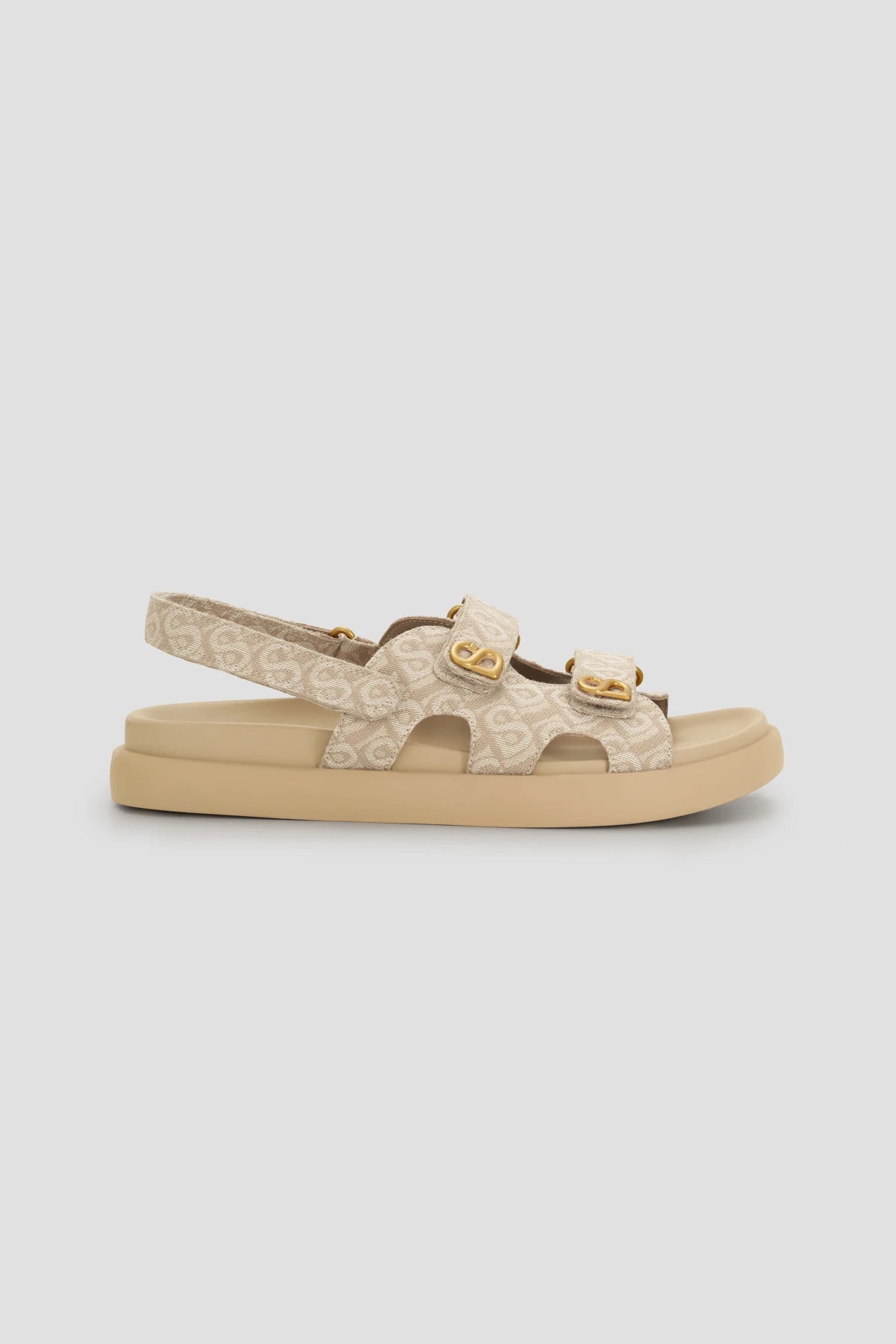 Bimu Double Strap Sandal - Beige