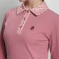 bimu polo dress in mauvewood by buttonscarves detail