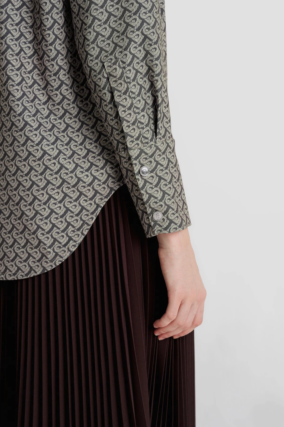 Bimu Twill Basic Shirt - Brown