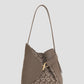 Britney Bimu Jacquard Bag Small - Brown