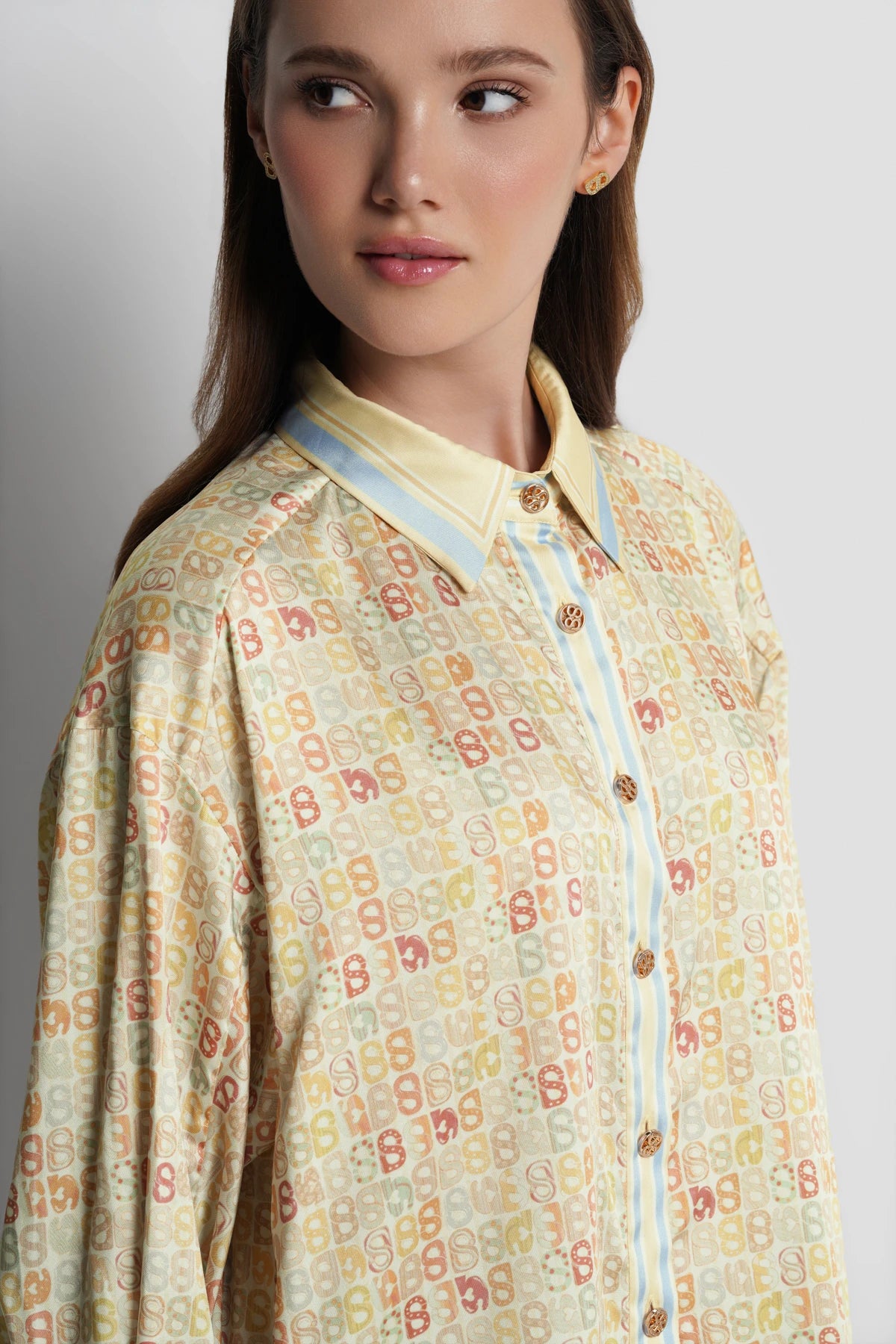 Nagita Oversized Shirt - Butter