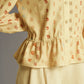 Nagita Peplum Shirt - Butter
