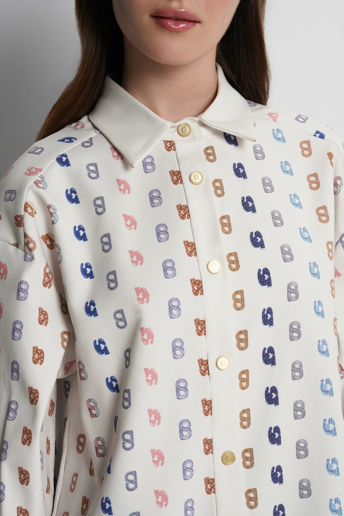 Nagita Shirt - Azure