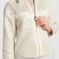 Freya Jacquard Jacket - Champagne Gold