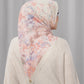 istanbul printed square scarf in palace by buttonscarves back view