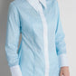 Luna Cotton Pointed Collar - Baby Blue