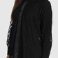 Monogram Lace Shirt - Black