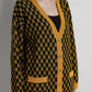 Signature Monogram Cardigan - Tumeric