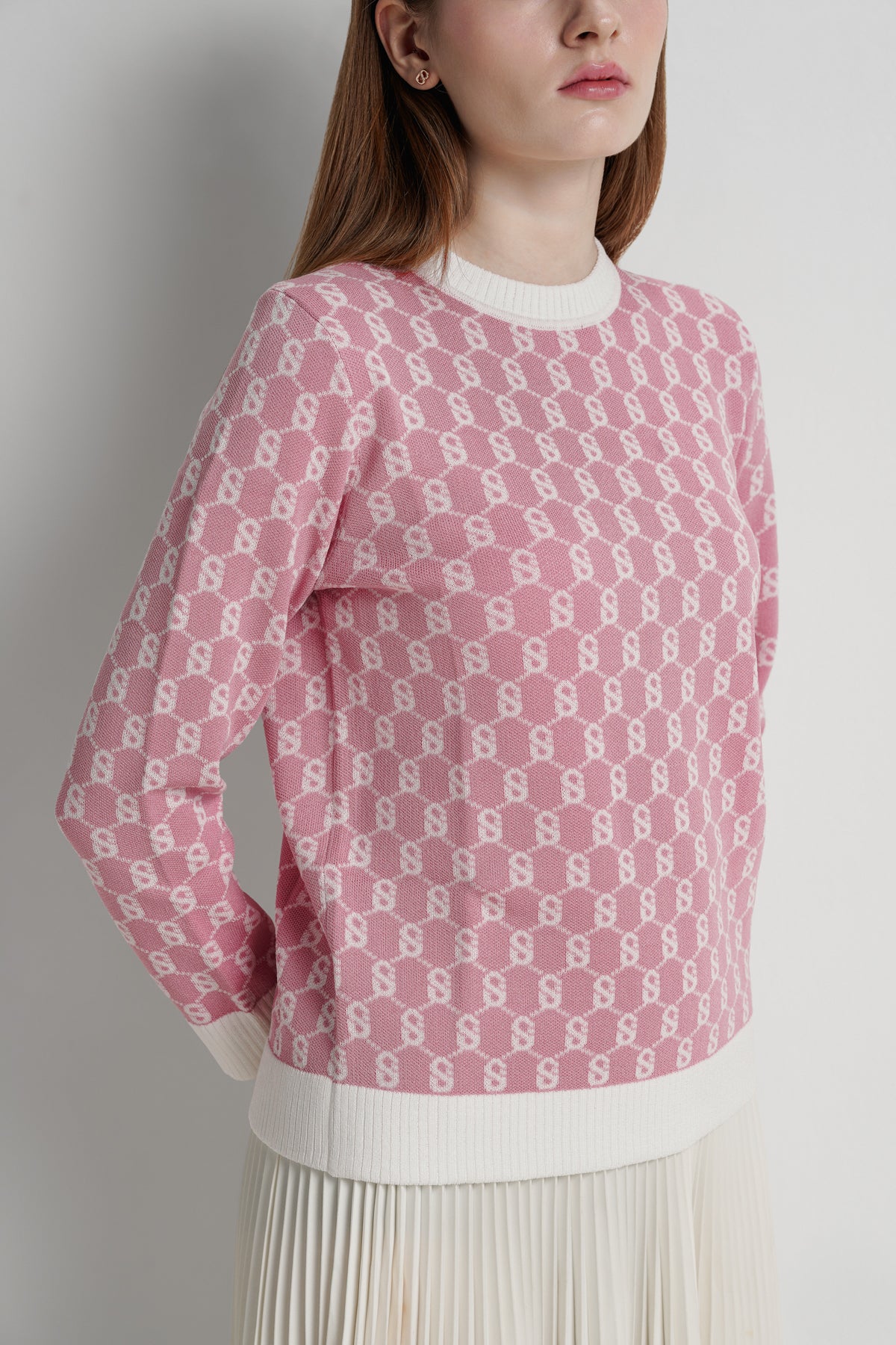Signature Monogram Sweatshirt - Macaron