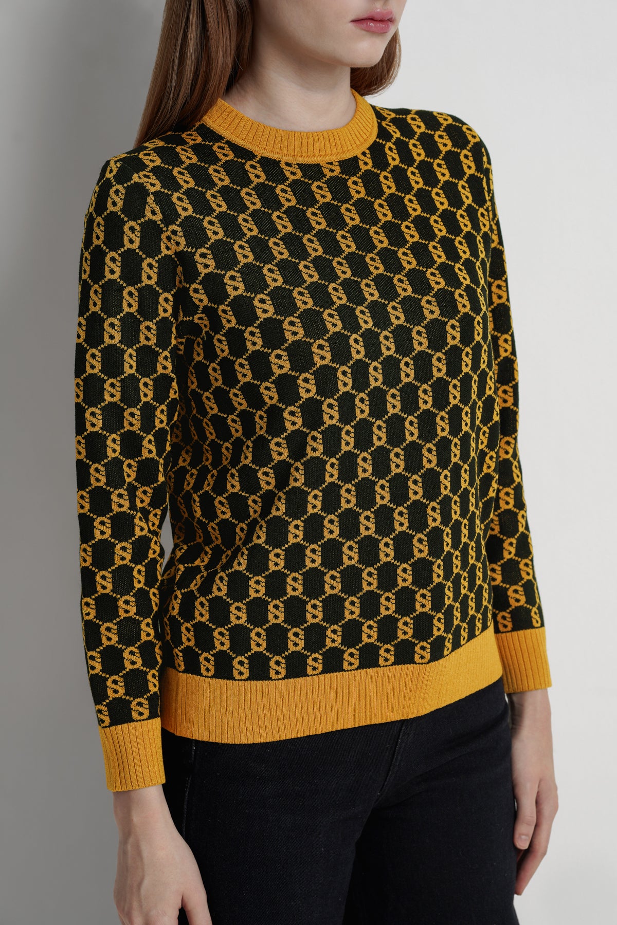 Signature Monogram Sweatshirt - Tumeric