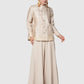 Songket Basic Shirt - Cream