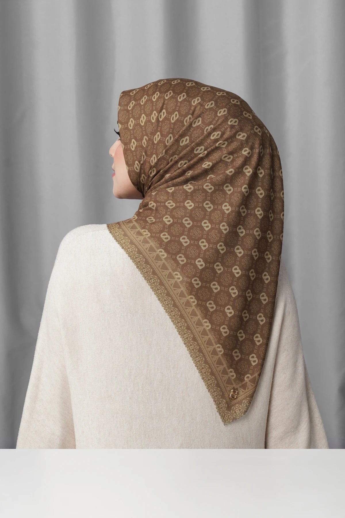Songket Square - Cinnamon