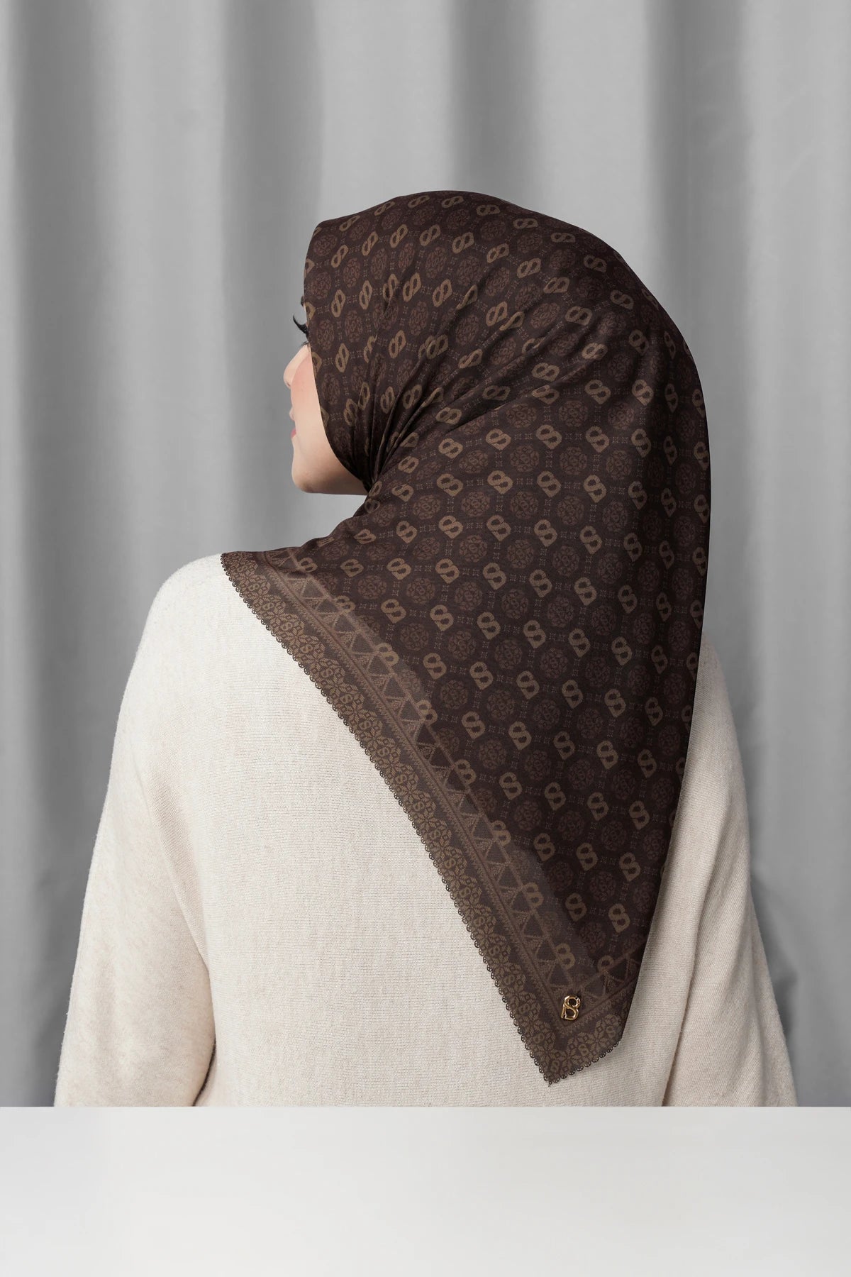 Songket Square - Mahogany