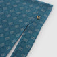 Songket Tie Back Square - Indigo