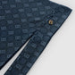 Songket Tie Back Square - Maritime Blue
