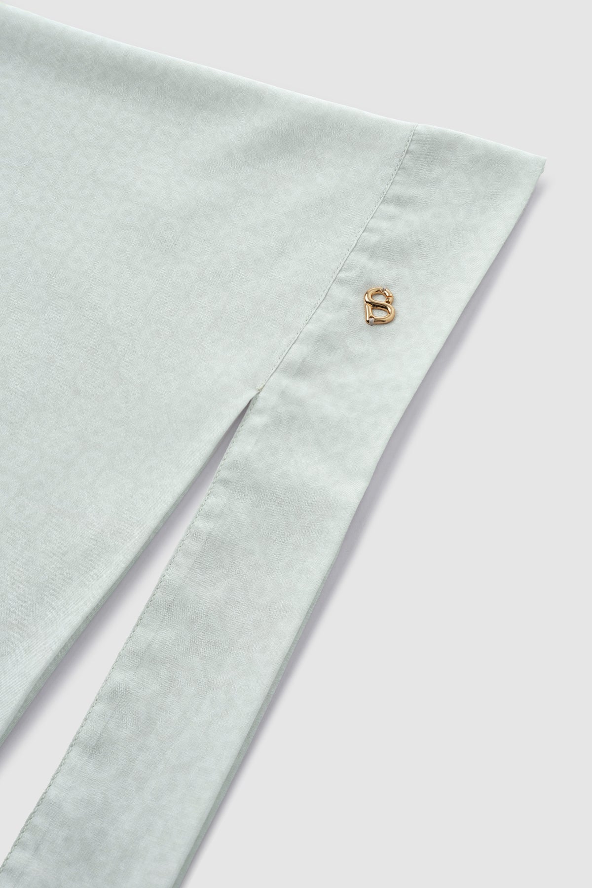 tapis tie back square scarf in antique white by buttonscarves detail view