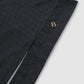 tapis tie back square scarf in caviar by buttonscarves detail view