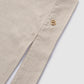 tapis tie back square scarf in hazelnut by buttonscarves detail view