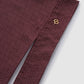 tapis tie back square scarf in red dahlia by buttonscarves detail view