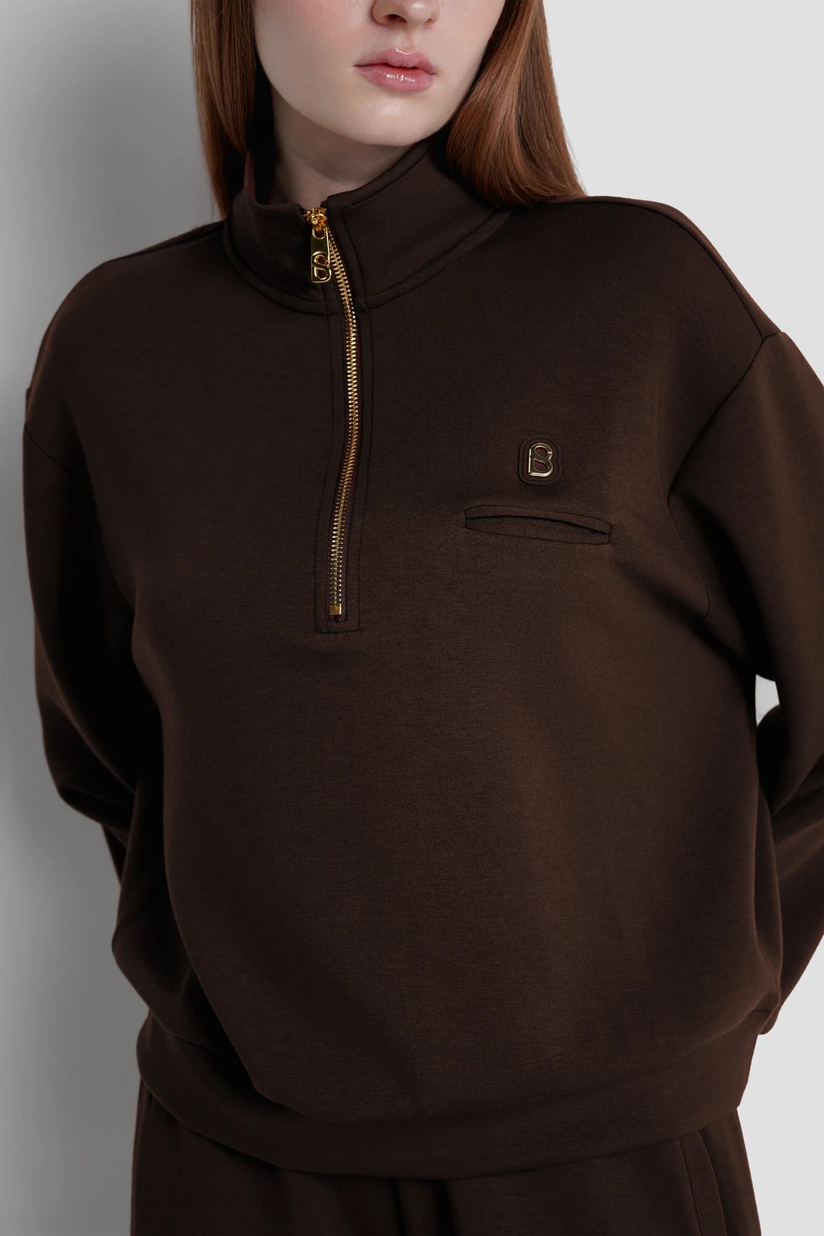 Zoey Sweatshirt - Dark Brown