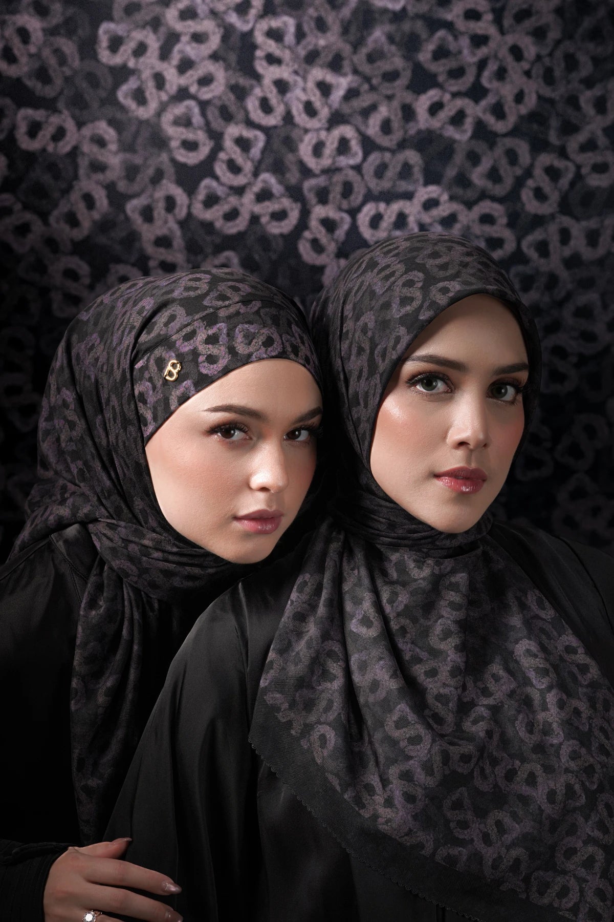 Samla de Fleur Tie Back Square - Black