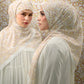 Samla de Fleur Tie Back Square - Lily White