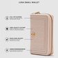 Luna Small Wallet - Nude