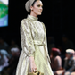 Signature Jacquard Printed Dress - Beige