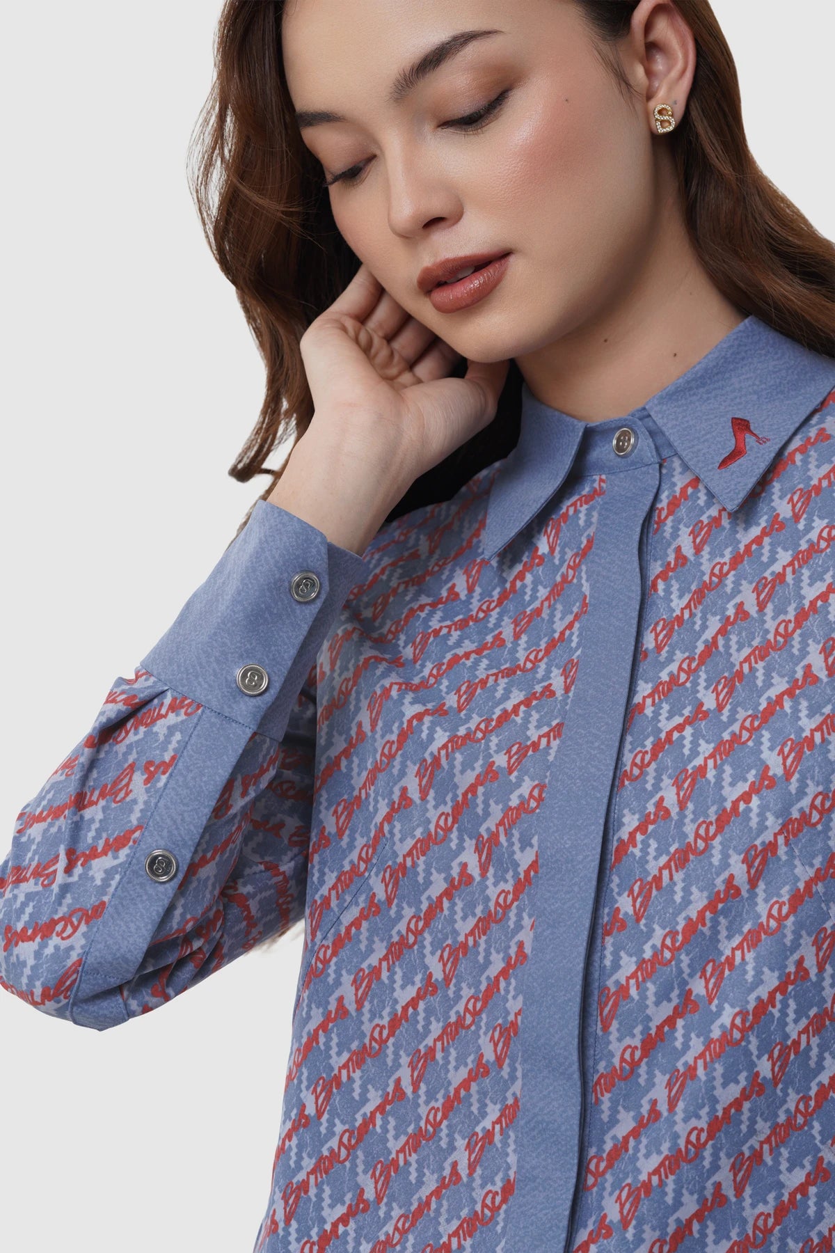 The Editor Shirt - Blue