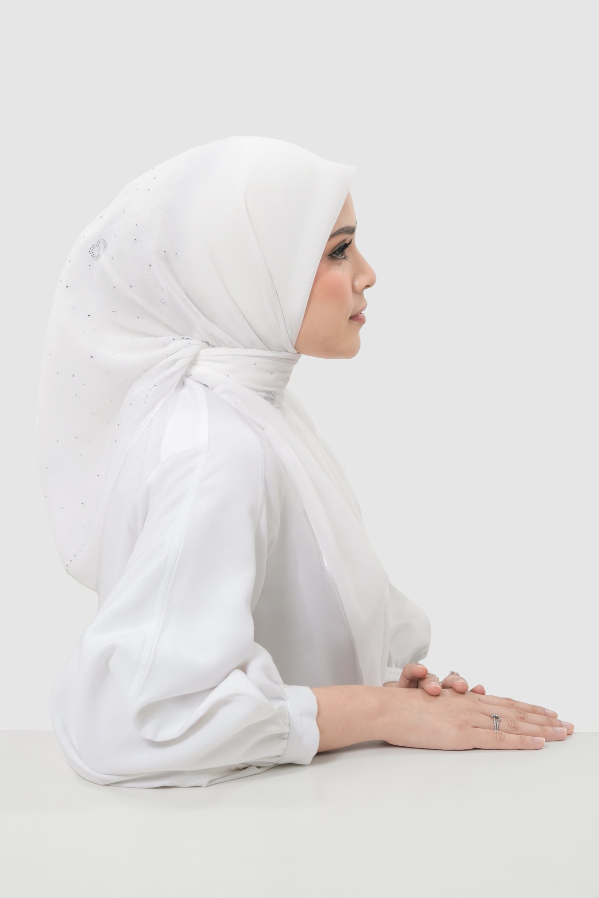 Everyday Glam Scarf - White