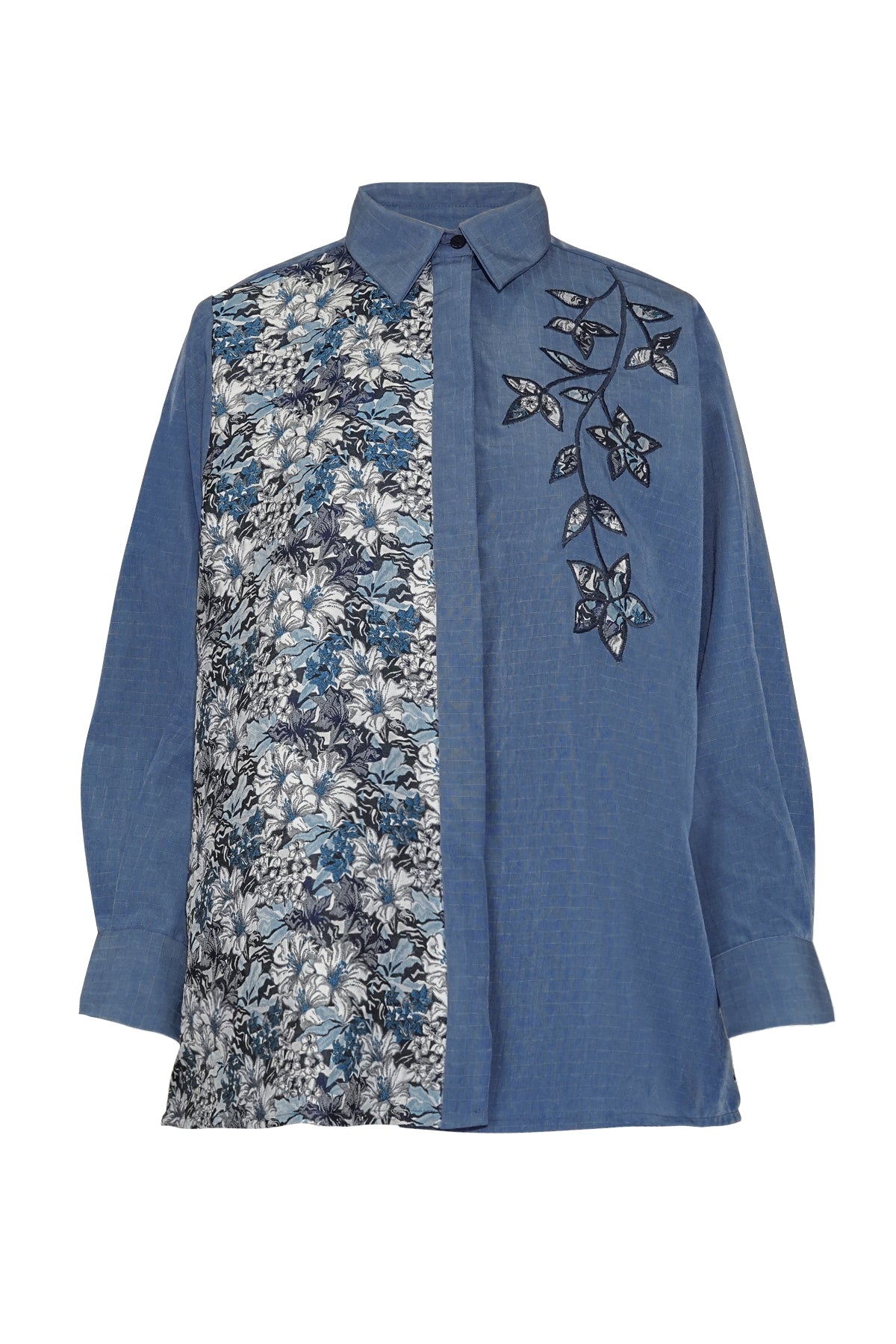 Athaya Jacquard Shirt - Blue