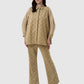 Beverly Monogram Shirt - Brown