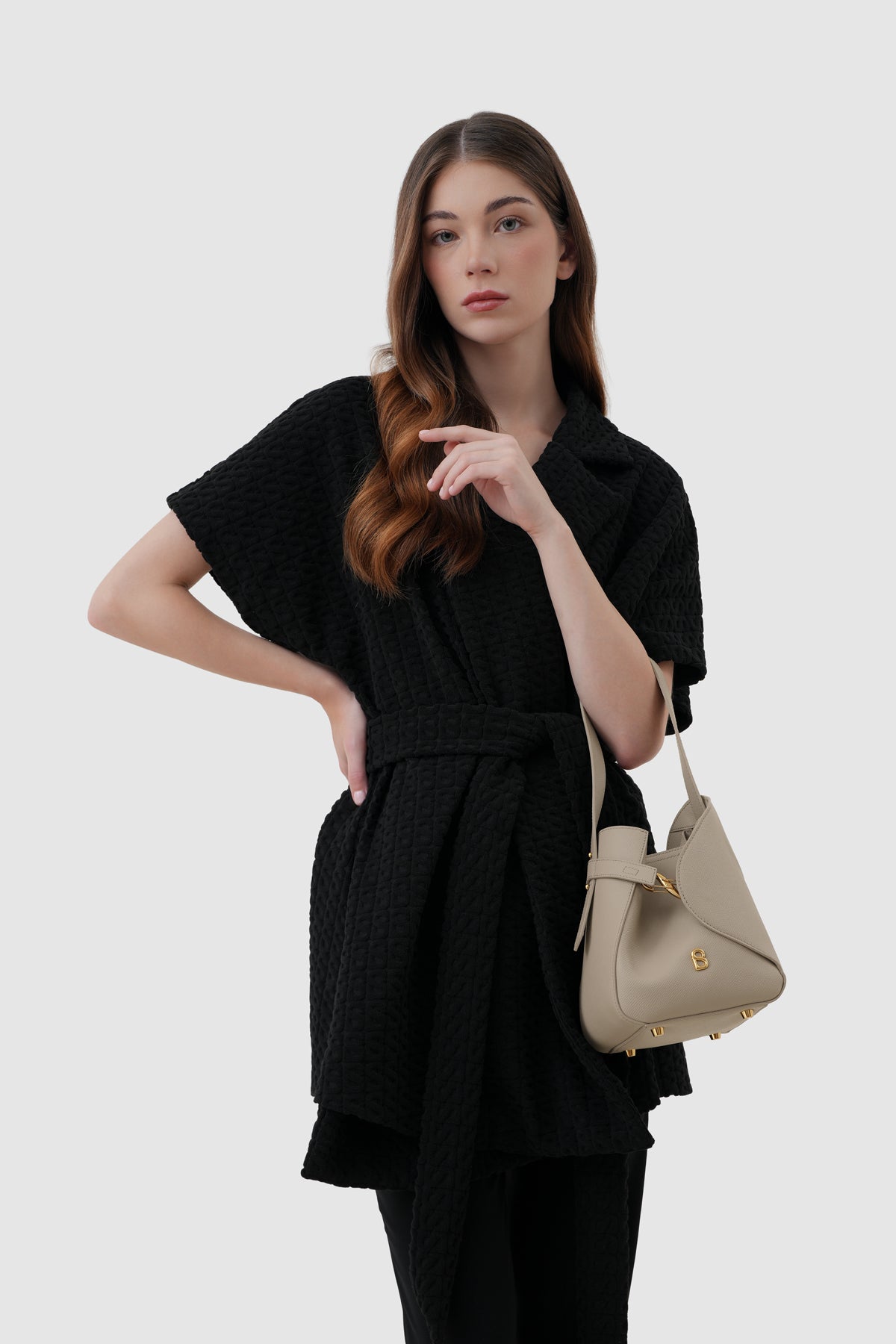 Britney Bag Small - Saffiano Leather - Creta