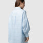 Tropical26 Linen Puff Shirt - Blue Sky