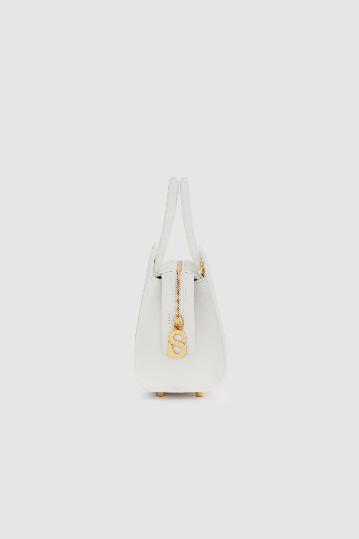 Joy Bag Small - Saffiano Leather - Bianco Candido