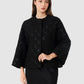 Beverly Beaded Outer - Black